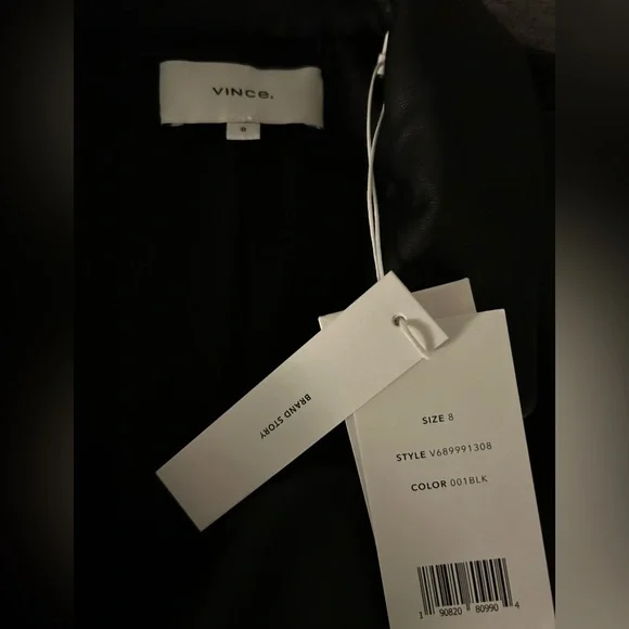 Vince Leather Blazer -8 NWT - Picture 5 of 5